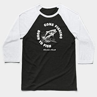 Best Seller Van Life Gone Fishing Baseball T-Shirt